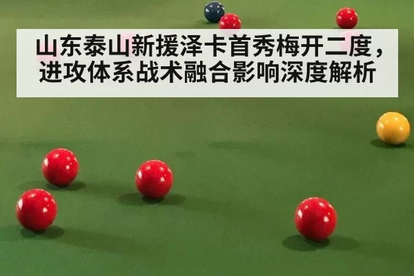 山东泰山新援泽卡首秀梅开二度,进攻体系战术融合影响深度解析